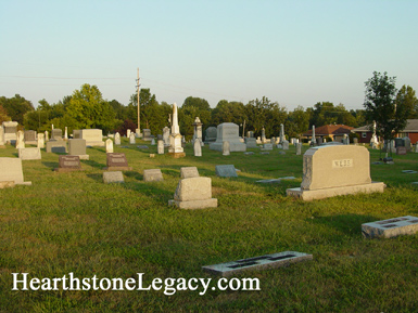 Waverly Cemetery in Waverly, Missouri in Lafayette County, MO 01